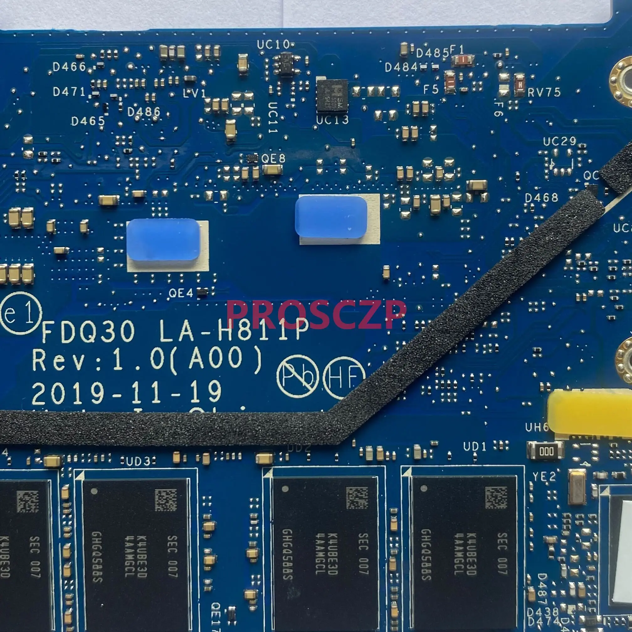 

CN-0Y4GNJ 0Y4GNJ Y4GNJ Mainboard FOR XPS 13 9300 Laptop Motherboard FDQ30 LA-H811P With SRG0N I7-1065G7 CPU 16GB 100%FULL Tested