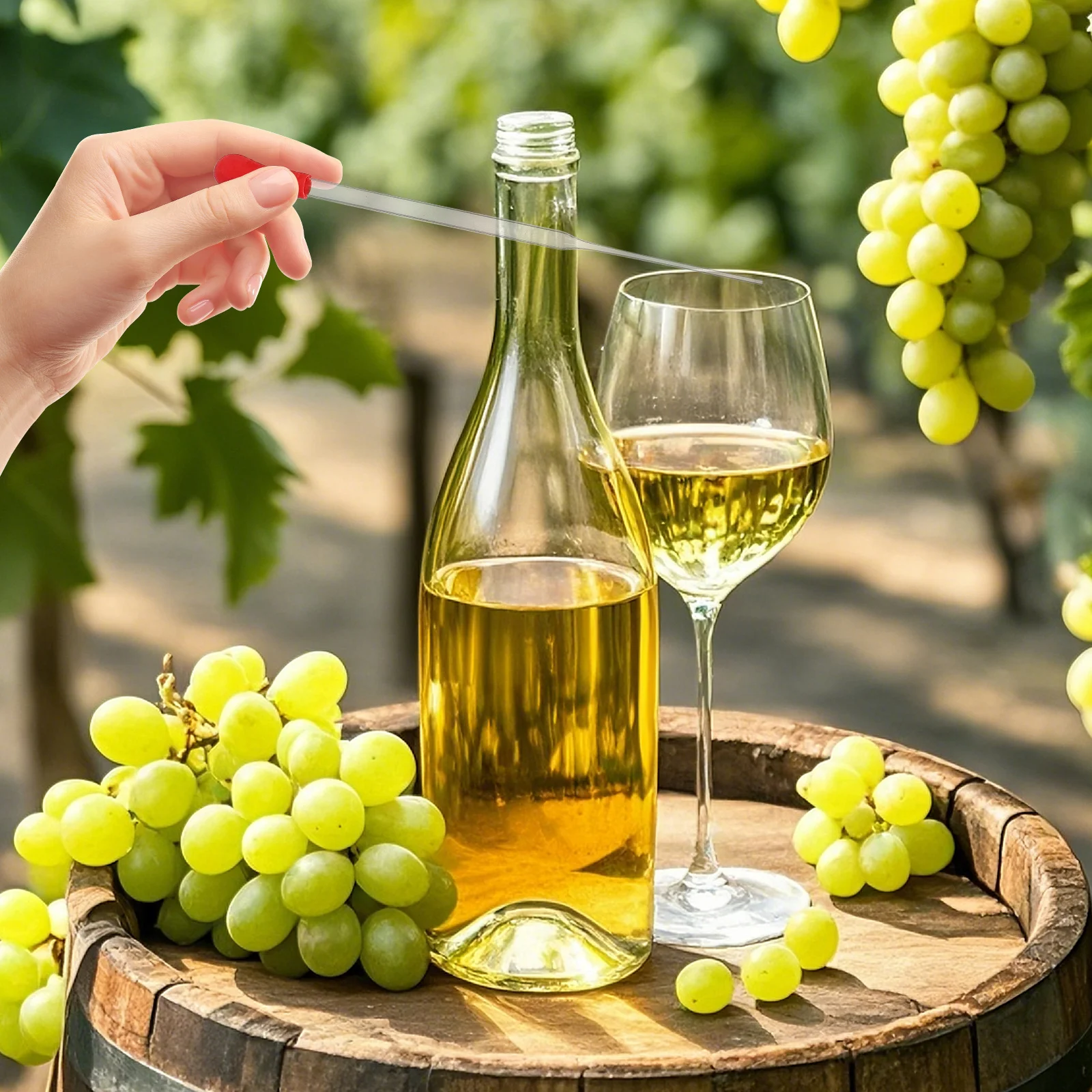 

10Pcs Wine Sampling Straw for Red Wine Tasting Fermentation Winemaking Accurate Sample Extractor Glass Sample Pipettes