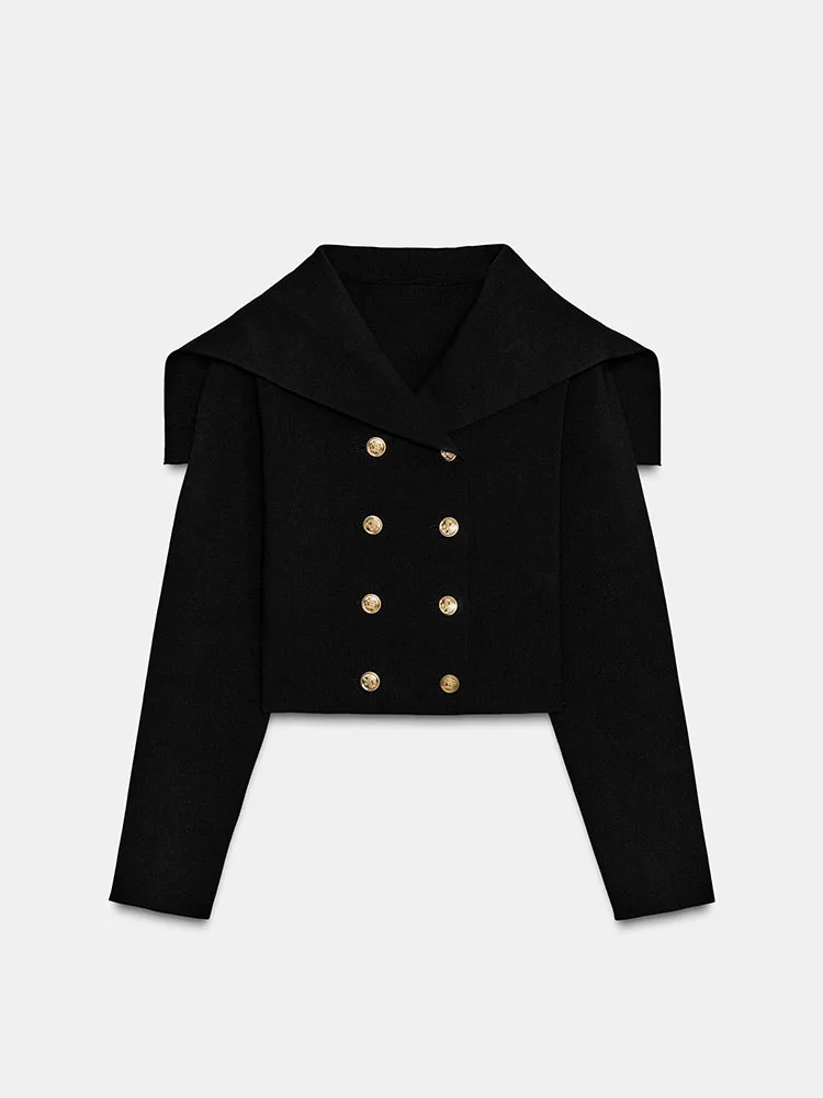 

Новое поступление осени 2022, женское трикотажное двубортное или тюжет, универсальное милое платье Sli для поездок на работу, Long Sve Regula...