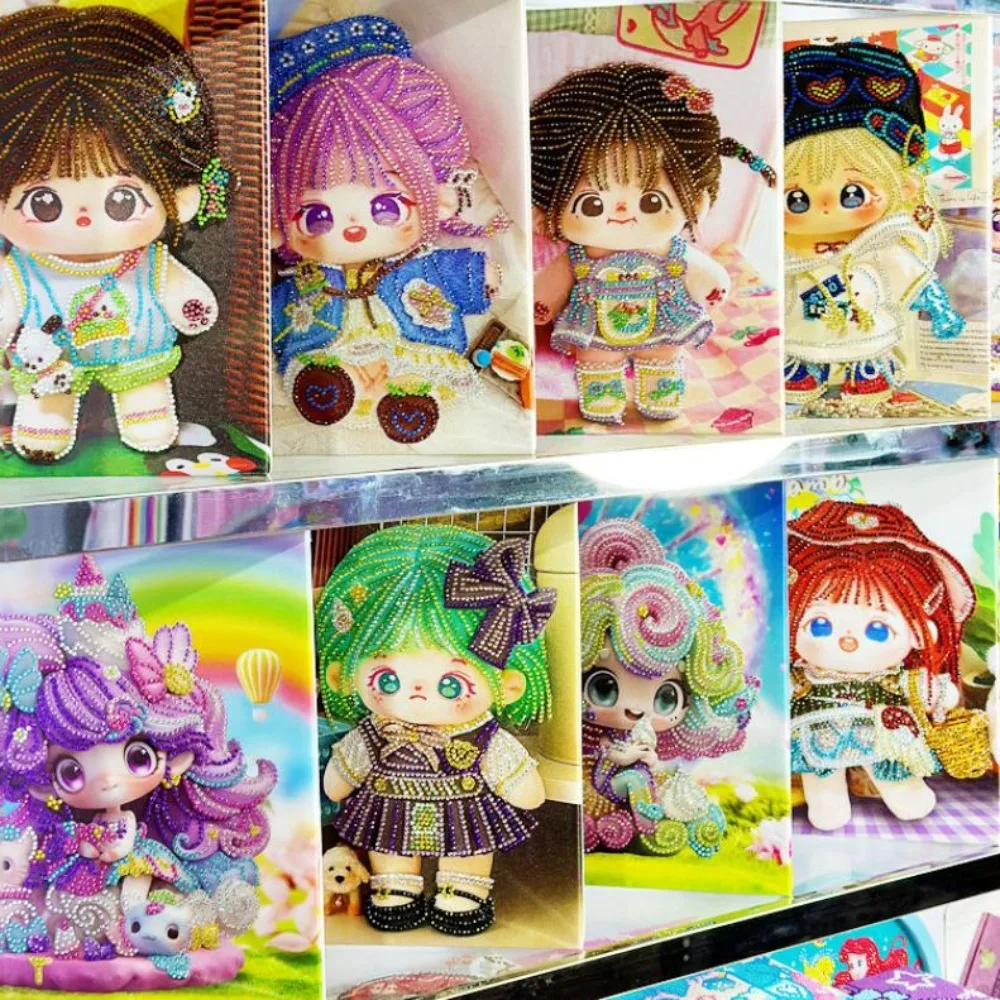 Plush Doll Pattern Cotton Doll Diamond Painting Mosaic Cute DIY Diamond Painting Kit Kawaii Creative Photograph Diamond Painting