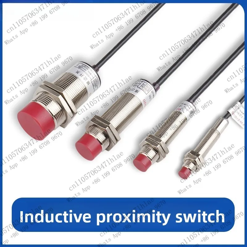 1PCS M8/M12/M18/M30 Inductive Sensor Metal Induction Proximity Switch NPN/PNP Three-Wire Two-Wire 24v