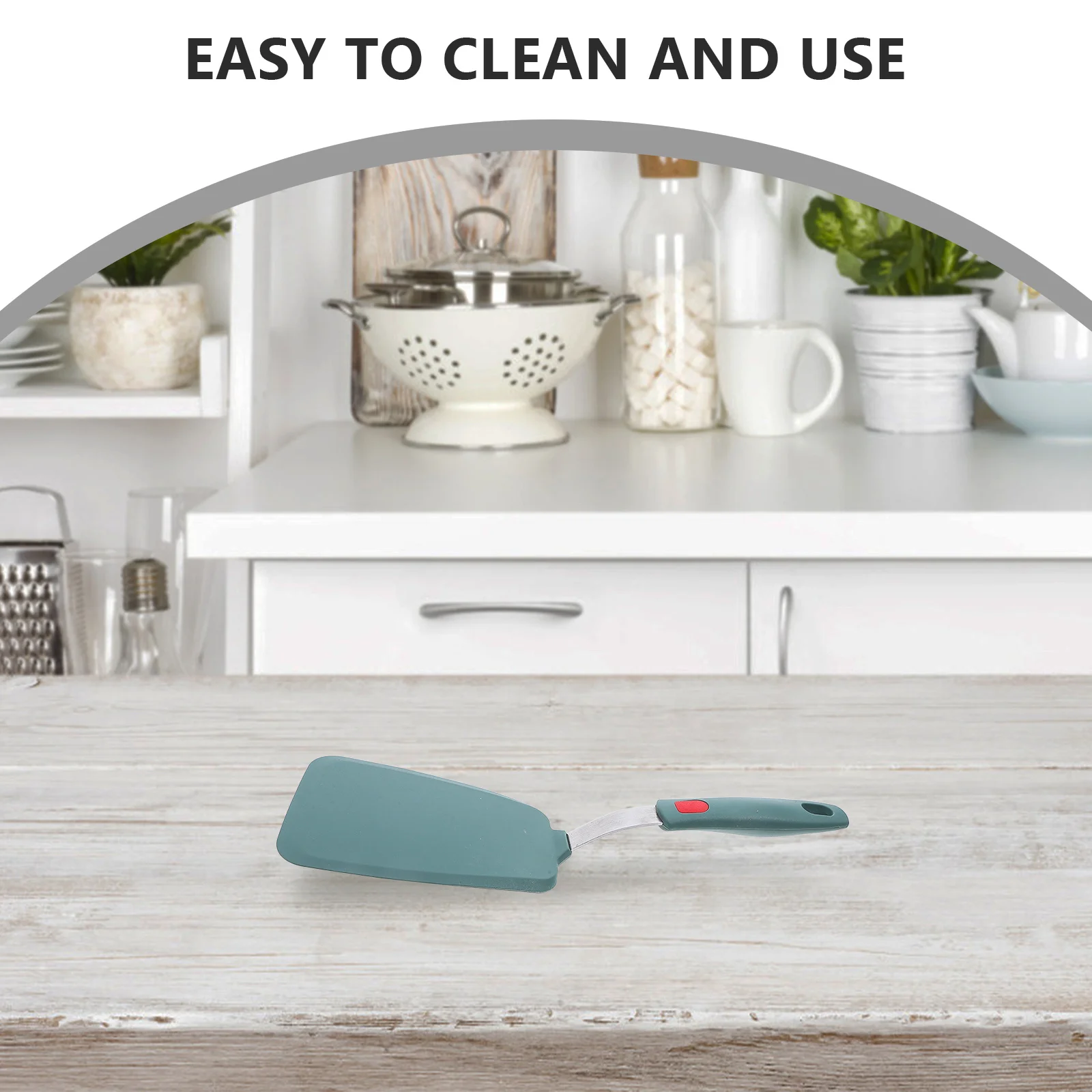 

Silicone Thin Shovel Cooking Spatula Cookware Utensil Non Stick Pan Food Grade Grill Silica Gel Egg Flipper Kitchen