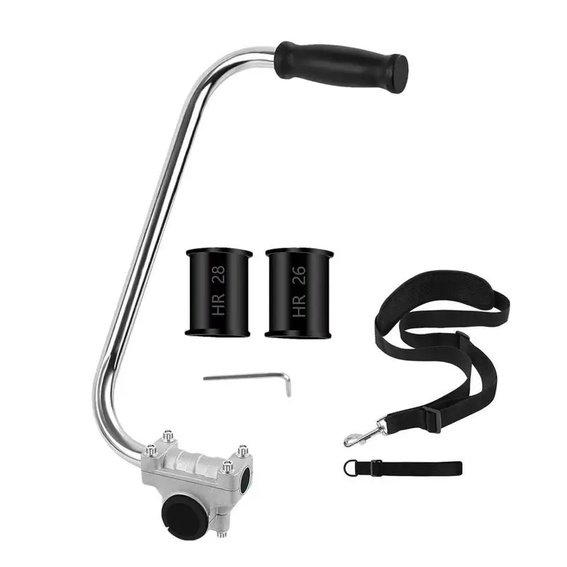 

String Trimmer Handle Weeder Grip With Shoulder Strap Grass Mowing Machine Attachment For Yard Trimming Edging Grass Cutter