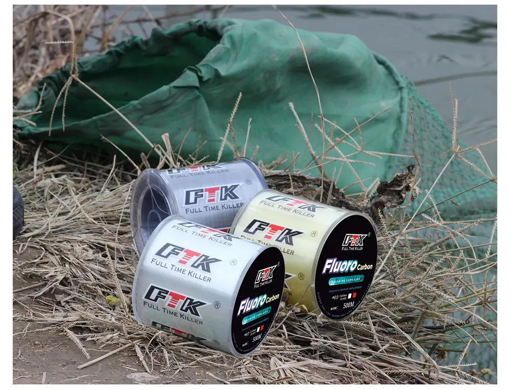FTK Angelköder mit Fluorkohlenstoffbeschichtung, 300 m, 500 m, 4,13–34,32 lb, 0,14–0,5 mm, Kohlefaser, Fliegenfischen, superweiche Schnur, Pesca – Detail 18