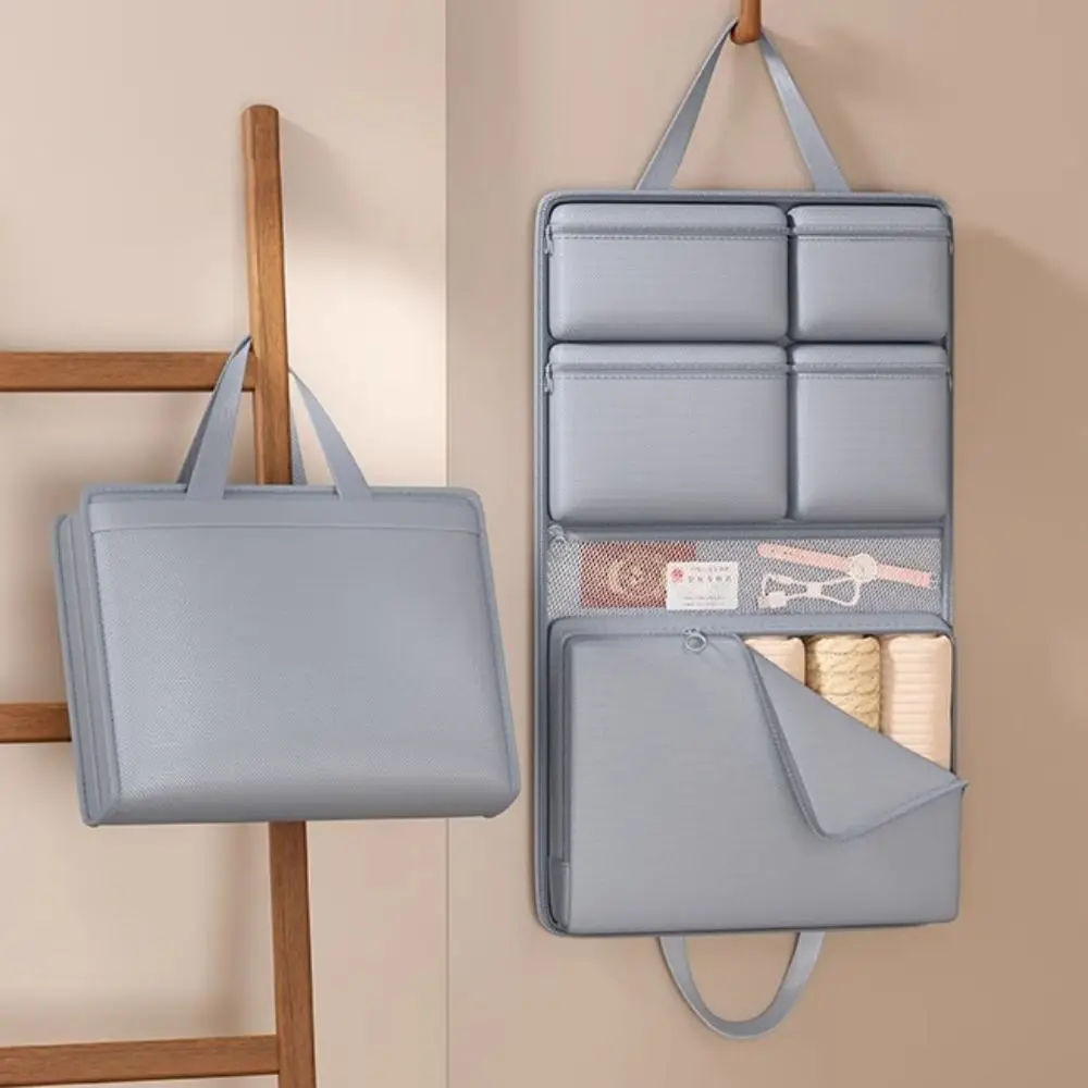 

7 in1 Travel Luggage Bag Multi Pockets Hanging Innerwear Separation Bag Large Capacity Dustproof Foldable Trip Handbag