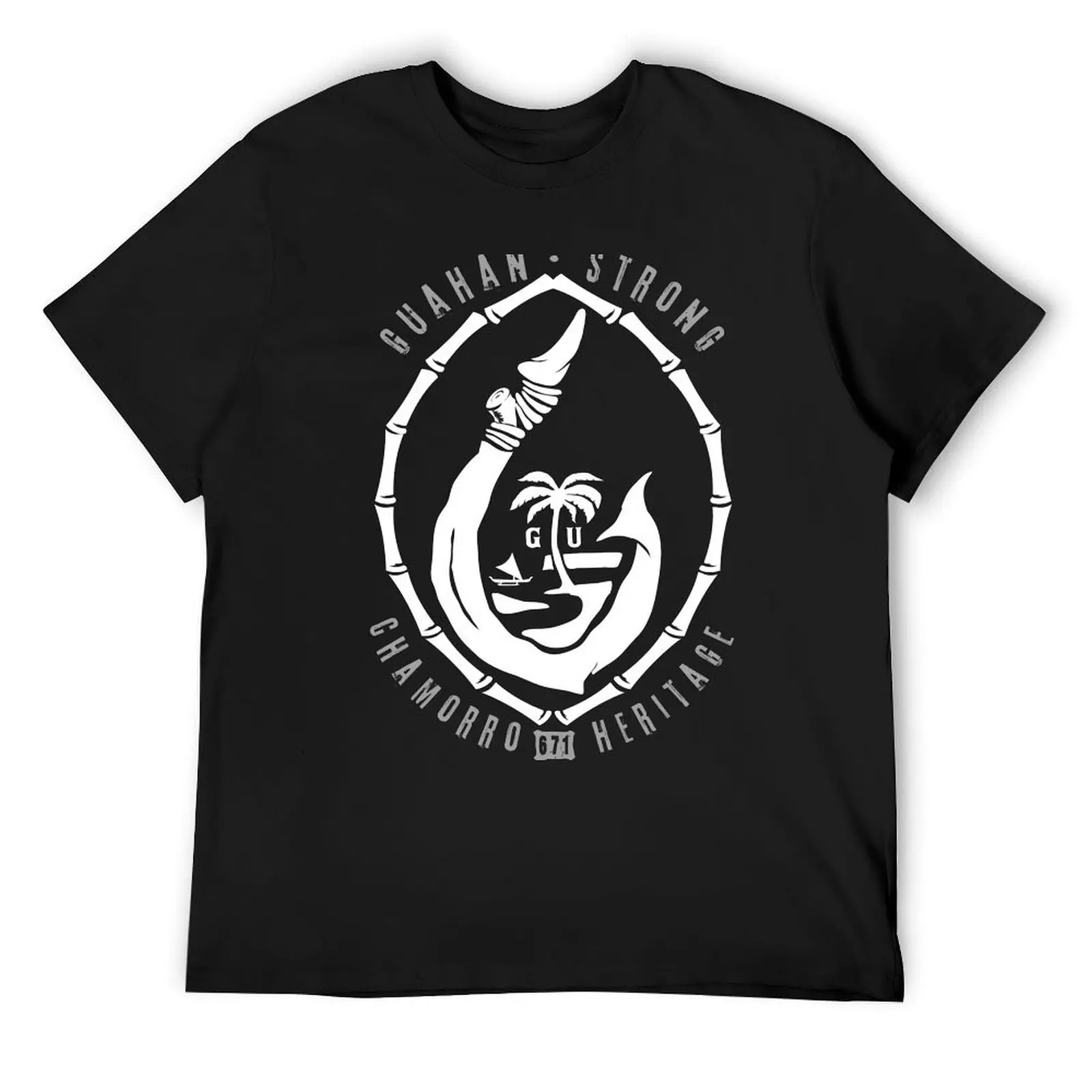 Classic Chamorro Hook - Guam Seal T-Shirt oversized graphic tee anime tshirt clothes for men