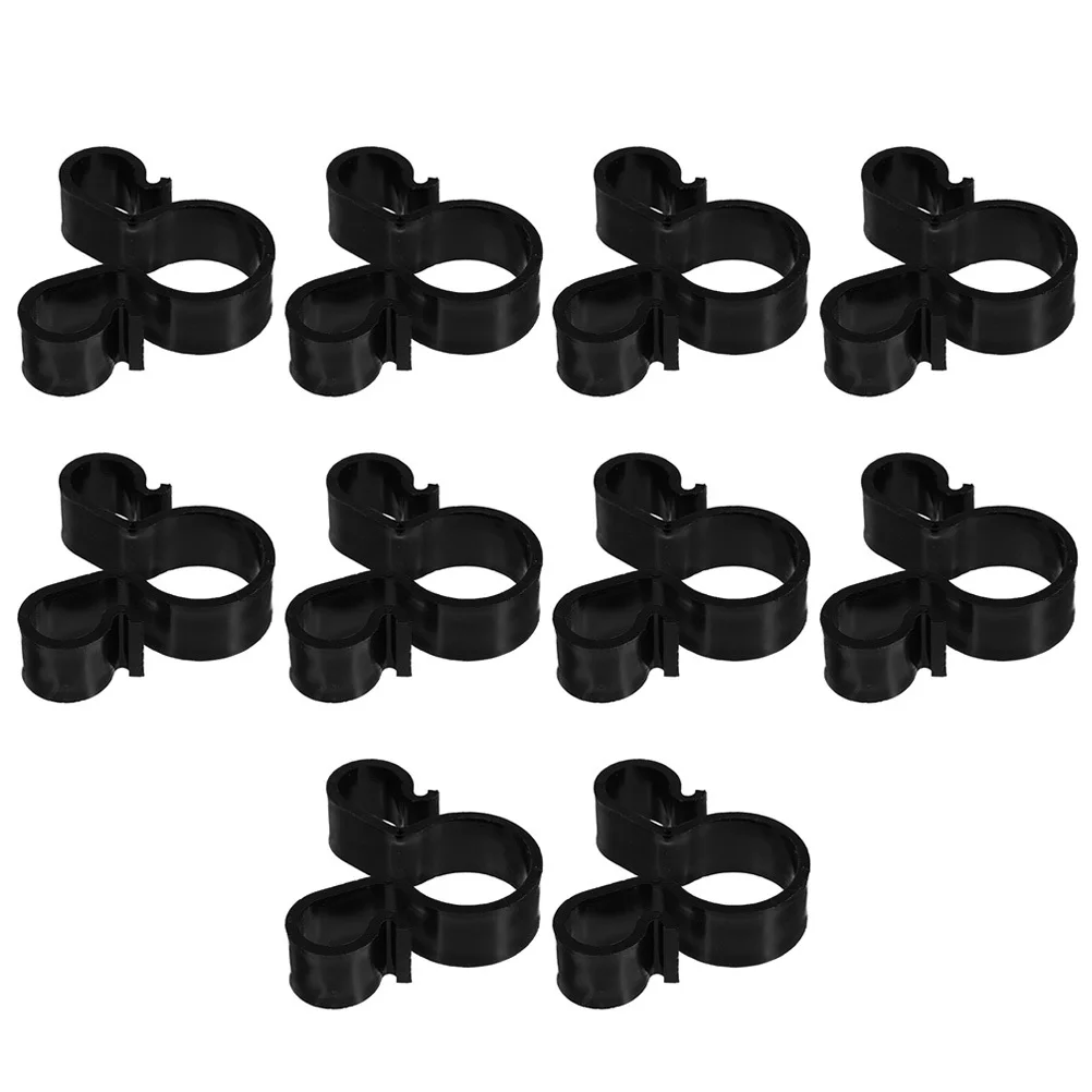 

10Pcs Bottle Clips Wine Sparkler Holder Black Multi-Purpose for Parties Weddings Bottle Holder Safety Clips