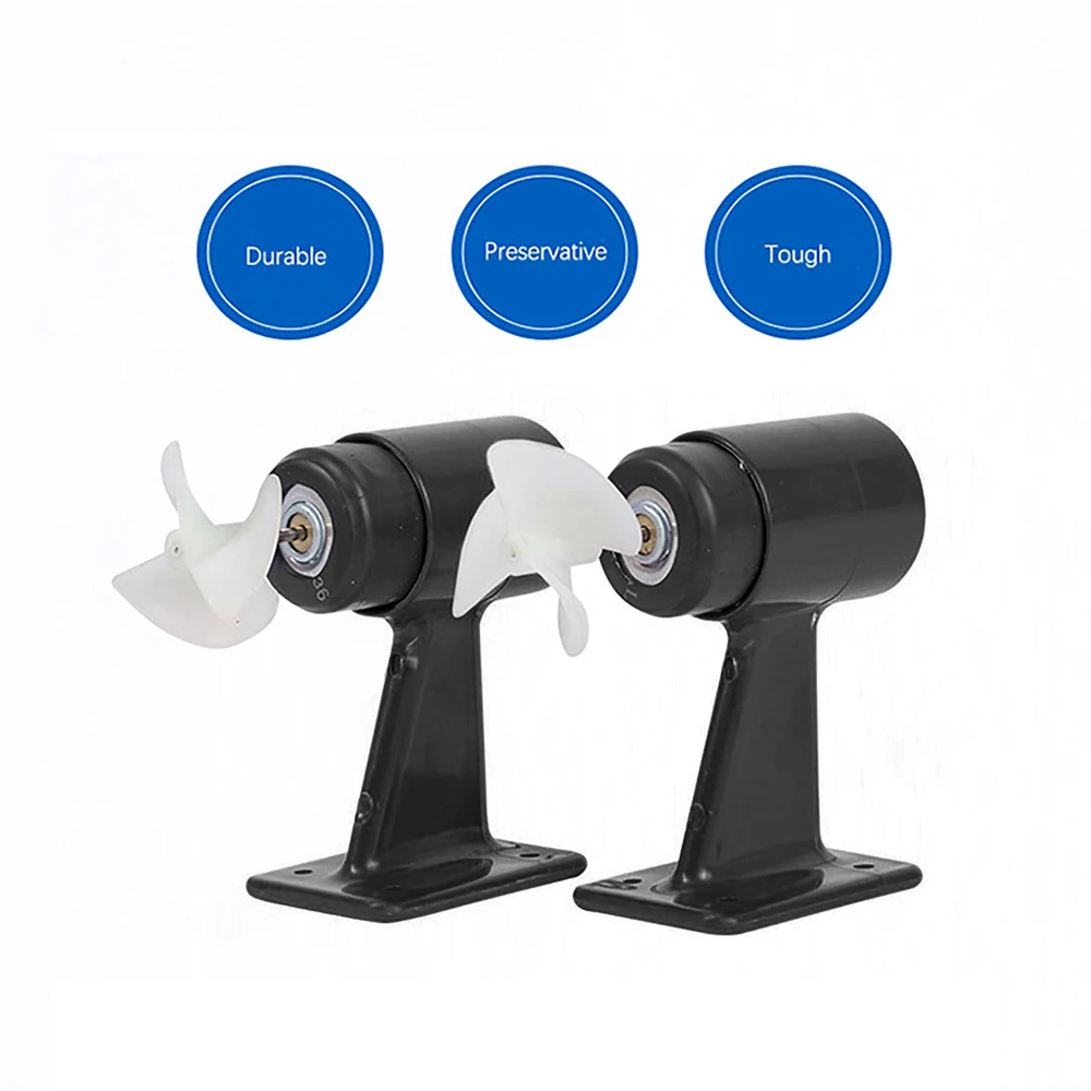 12V Obverse/Reverse Jet Boot Onderwater 3-blades Propeller Motor-Motor Boegschroef voor RC ROV Robot Voerboot Onderzeeër Speelgoed Deel