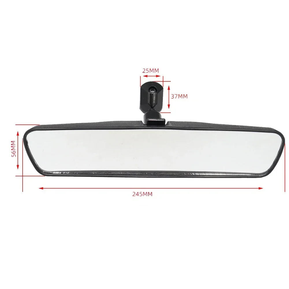 Interior Rear View Mirror ABS Glass Car Interior Rearview Black Car Rearview Mirror for Car Interior Modification for Car Parts - Image 6