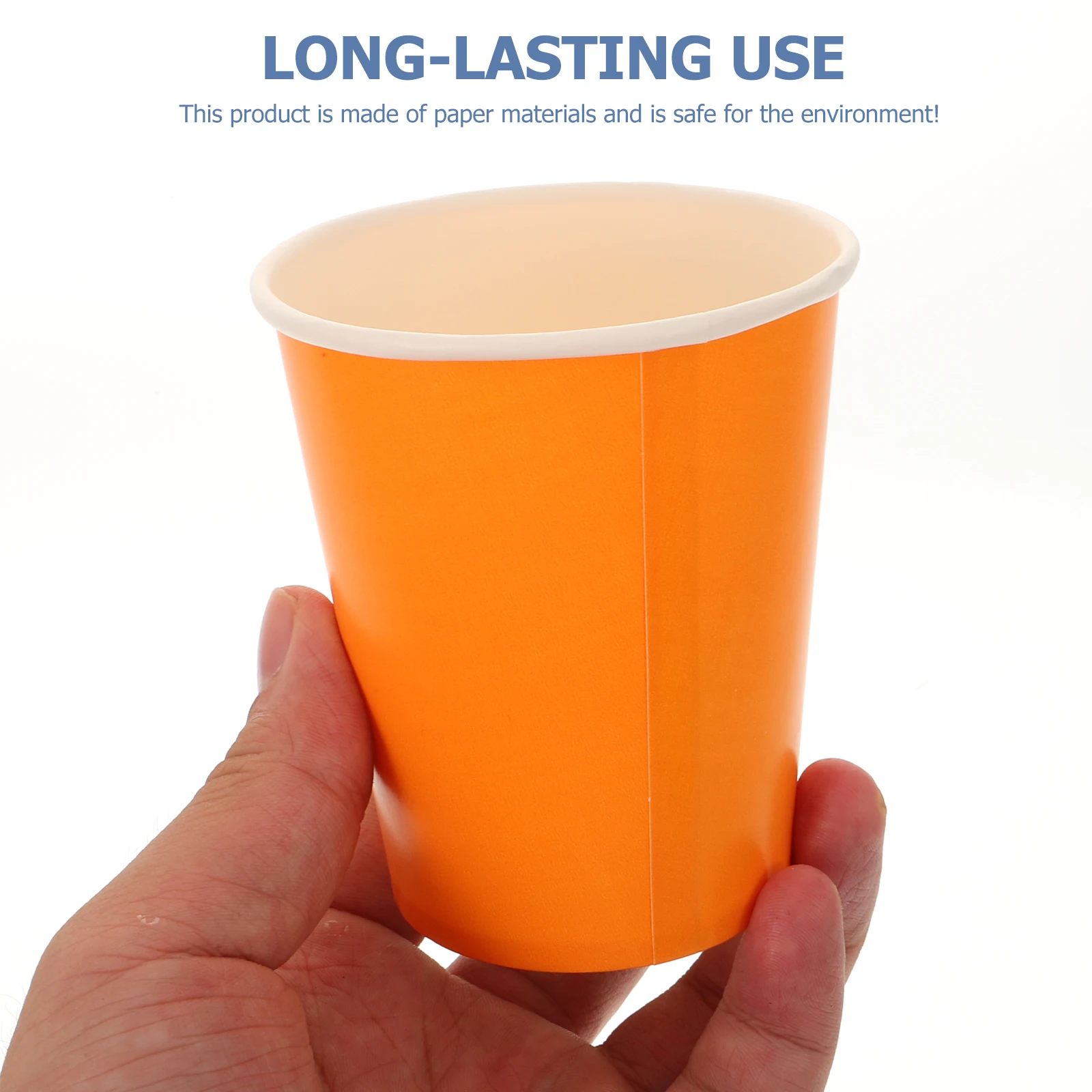 

100 Pcs Colored Paper Cups Kindergarten Supplies DIY Party Thicken Colorful Children's Materials