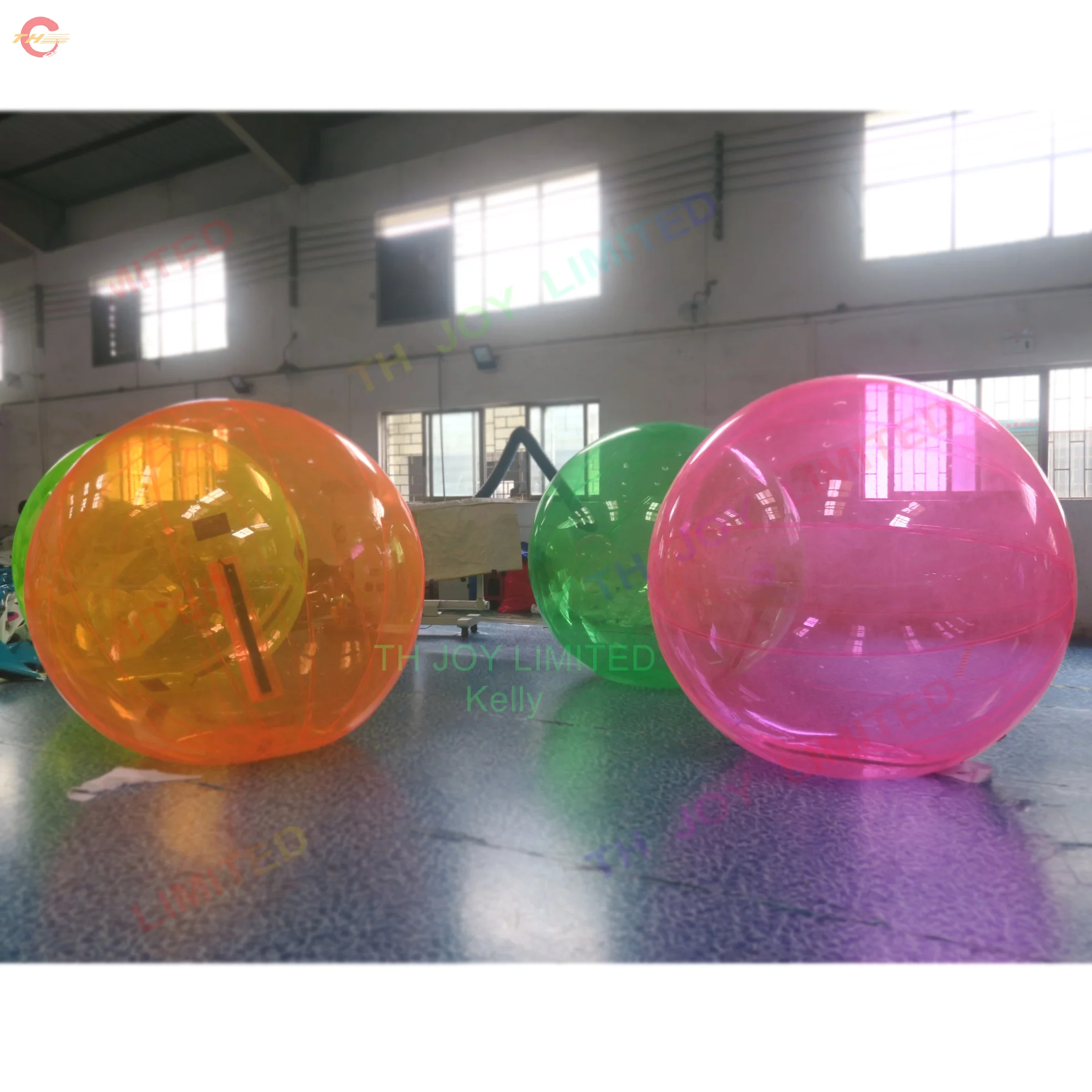 Th 2M Dia Pvc Opblaasbare Water Walking Ball Human Roller Ballen Voor Zwembad Kinderen Of Volwassenen