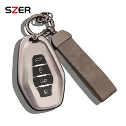 Fashion TPU Car Key Cover Case Auto Keychain Protector Key Ring for Chery Jetour X70 X70plus X70m X90plus X95pro Accessaries