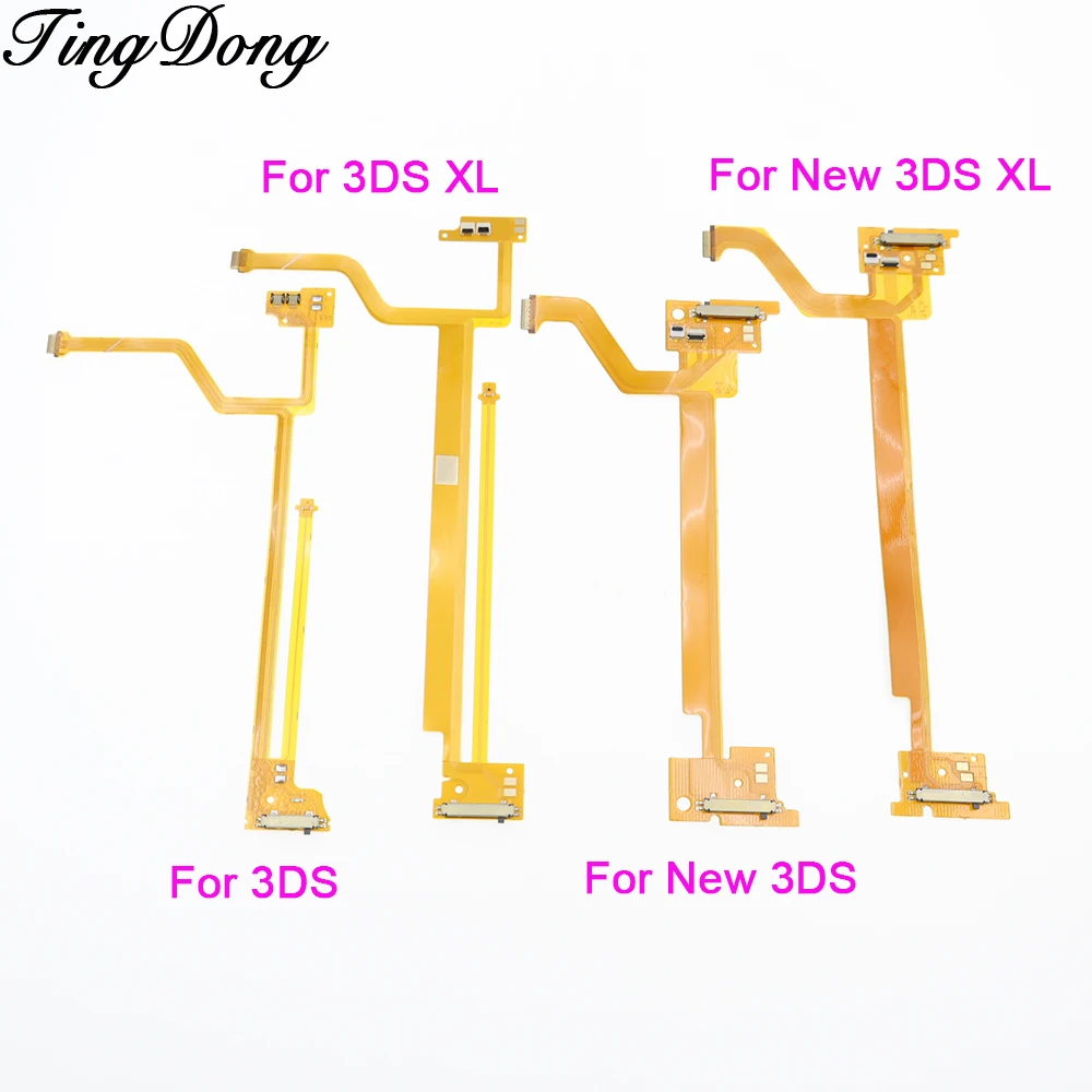1 unidad para Nintendo nuevo 3DS XL 3DS 3DS XL LCD 2D a 3D cinta de Control de volumen placa base Cable flexible altavoz Cable de cinta Cable flexible