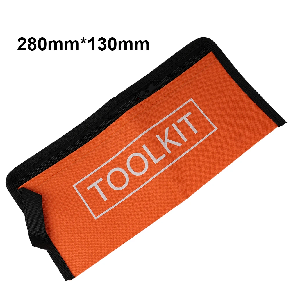 -Zipper Storage Bags Waterproof Oxford Cloth Tool Bag Hardware Toolkits 28x13cm Storage Bags Small Tool Bag