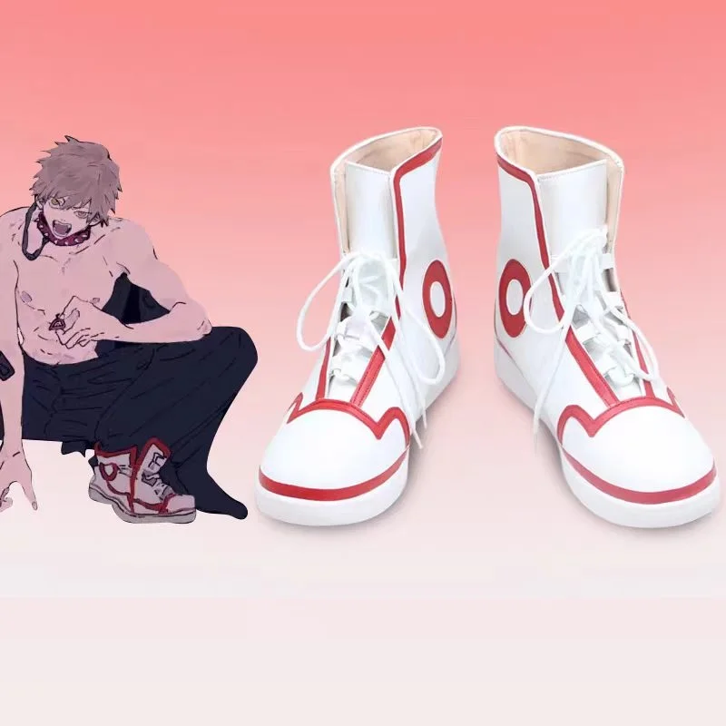 chaussures-de-cosplay-denji-bottes-en-cuir-pu-accessoire-de-cosplay-d'halloween-chaussures-sur-mesure-denji