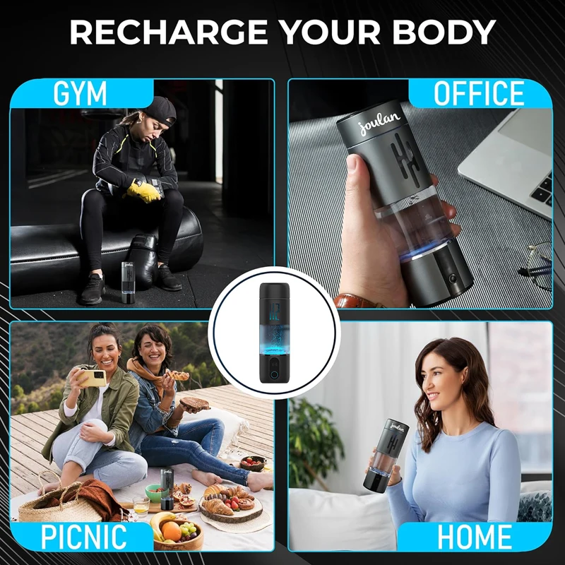 سعر المصنع زجاجة ماء الهيدروجين المحمولة H2 كوب ماء غني SPE PEM آلة ماء الهيدروجين زجاجة مولد المؤين #4