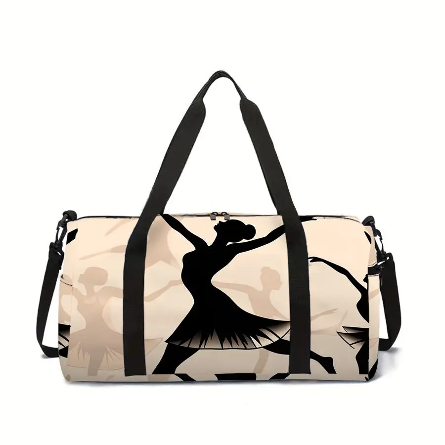 Yoga Print Large Capacity Luggage Bag for Boy/Girl Best Gift 2D Cartoon Travel Duffels Outdoor Fitness Bag for Children