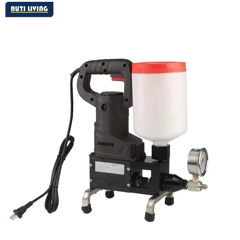 RUTI High Pressure Waterproof Grouting Machine 910W Injection Pump Epoxy/Polyurethane Grouting Liquid Leakage Tool