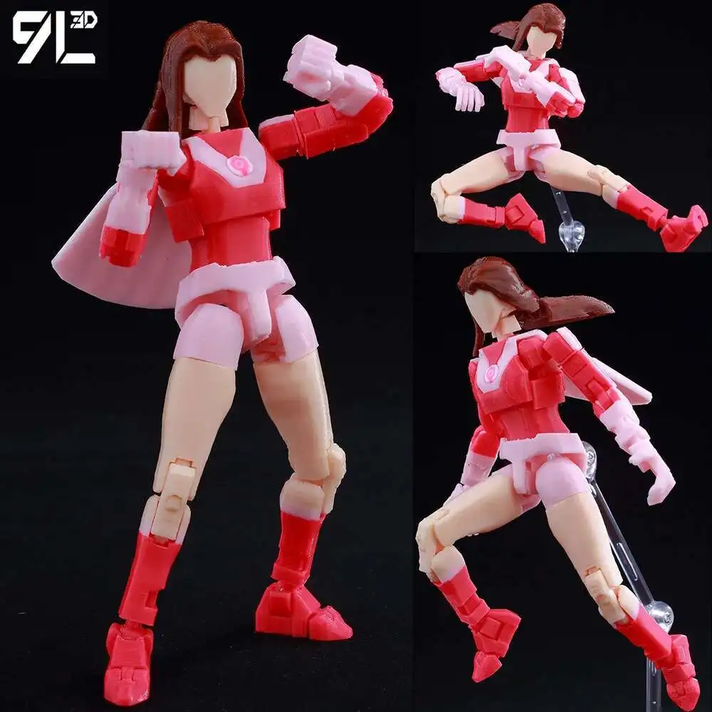 9L 3D Invincible Duo Action Figures-Atom & Atom Smasher DC Comics Lucky13 Titan13 Dummy13 Collector'sชุดอะตอมชุดจอแสดงผล