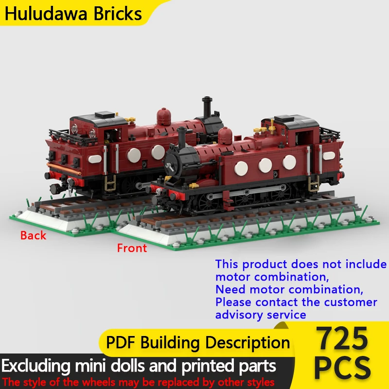 

City Car Model MOC Building Bricks Class 3F Jinty Steam Locomotive Modular Technology Children Holiday Gifts Assemble Toys Suit