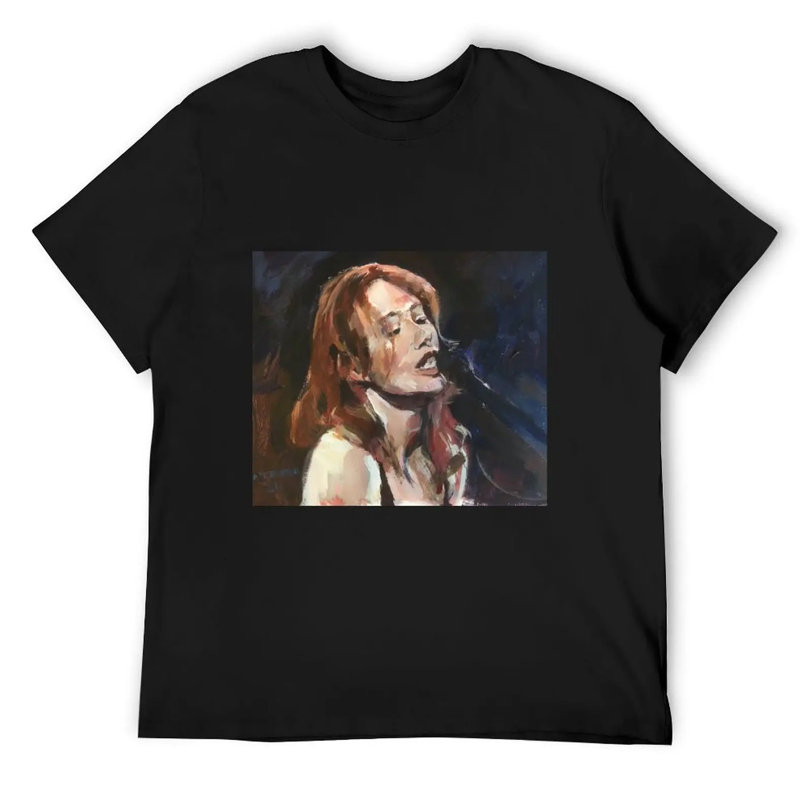 Tori Amos Lost in the Song T-Shirt anime stuff blacks heavyweights plain black t shirts men