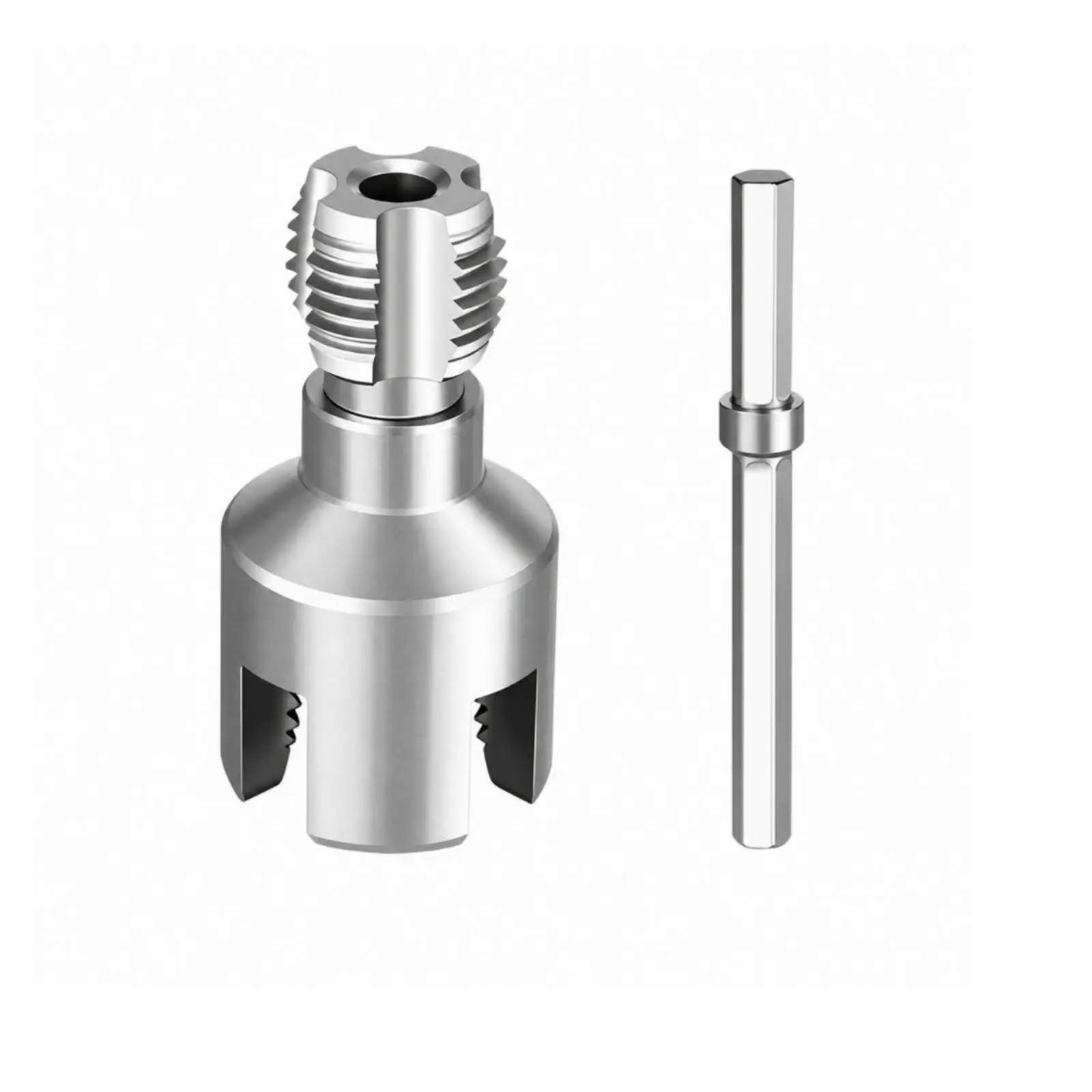 40CR Alloy Electric Threading Die for Conduit Pipe Threader with Hex Shank Adapter for Electric Drill Tapping
