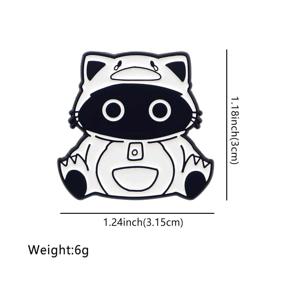 Simpatico gatto nero smalto Pin Kawaii spilla pini spille distintivo su zaino accessori di abbigliamento gioielli animali regali di compleanno