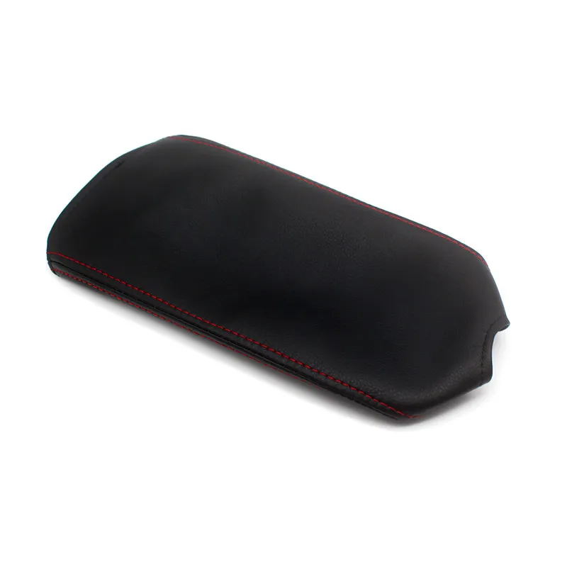 Soft Microfiber Leather Armrest Cover For Honda City 2015 2016 2017 2018 Car Center Control Armrest Box Cover Trim