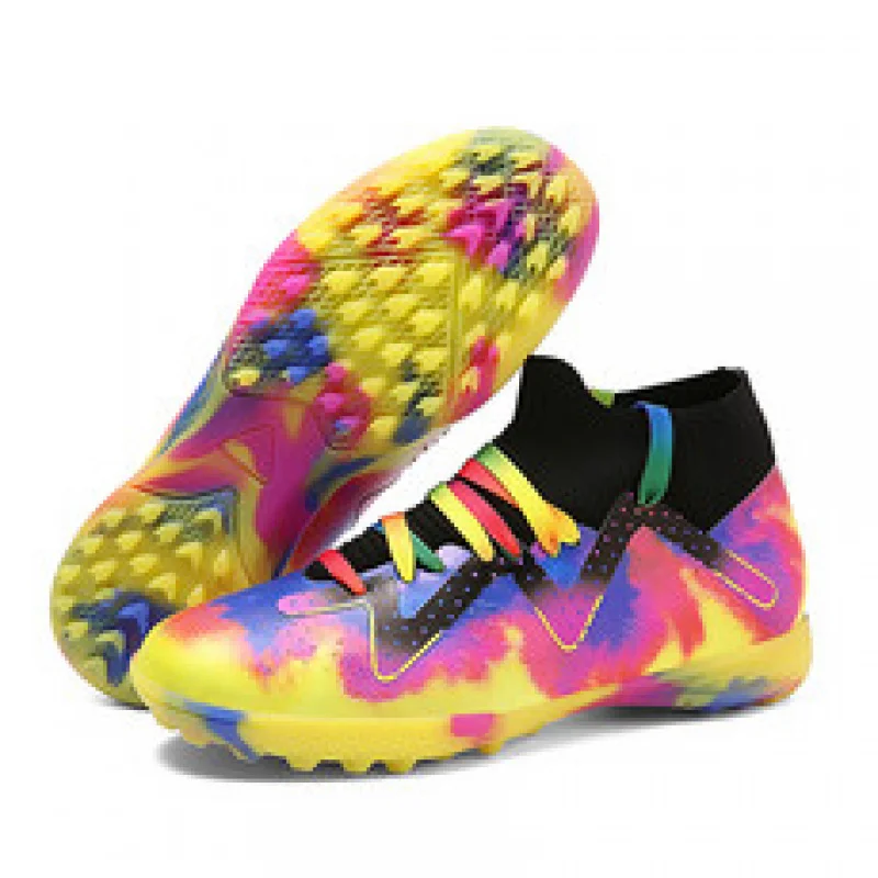 

2025 Football Shoes Men Football Field Boots Indoor Futsal Soccer Shoes Training Sports Cleats Football Shoes Breathable Non Sli