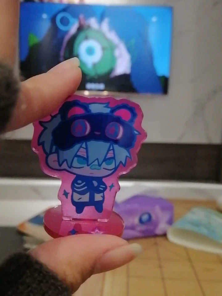 أنيمي الغريبة المرحلة حتى إيفان لطيف الاكريليك الكرتون حامل نموذج لجسم لوحة تأثيري سطح المكتب الصغير ديكور هدية