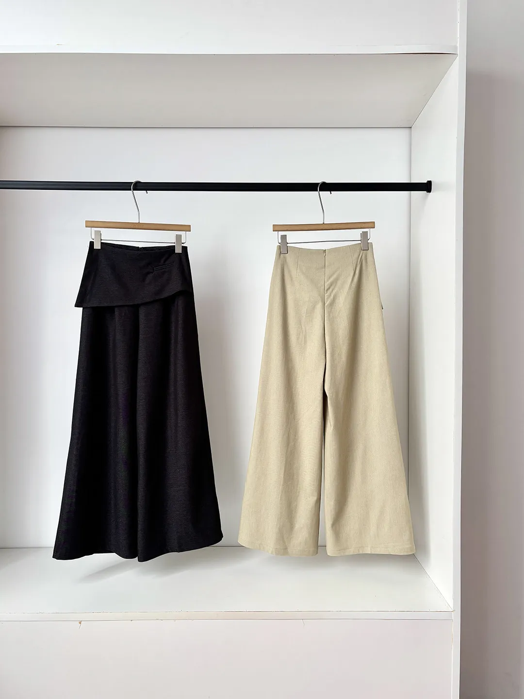 High Waist Wide Leg Pants American Retro Casual Style Women's Loose Straight Cut Trousers Summer Versatile Polyester Fiber