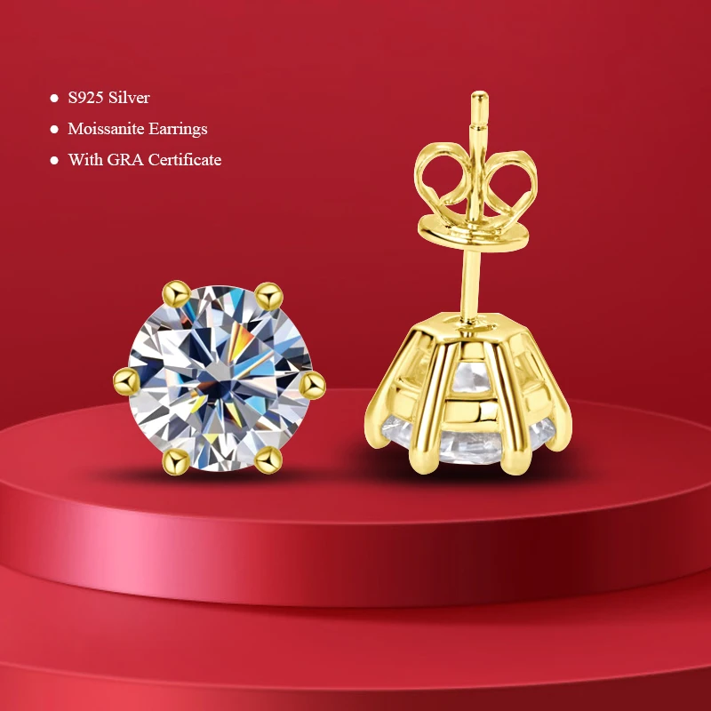 Thumbnail 4 - #78 Best Moissanite Earrings to Buy In 2026