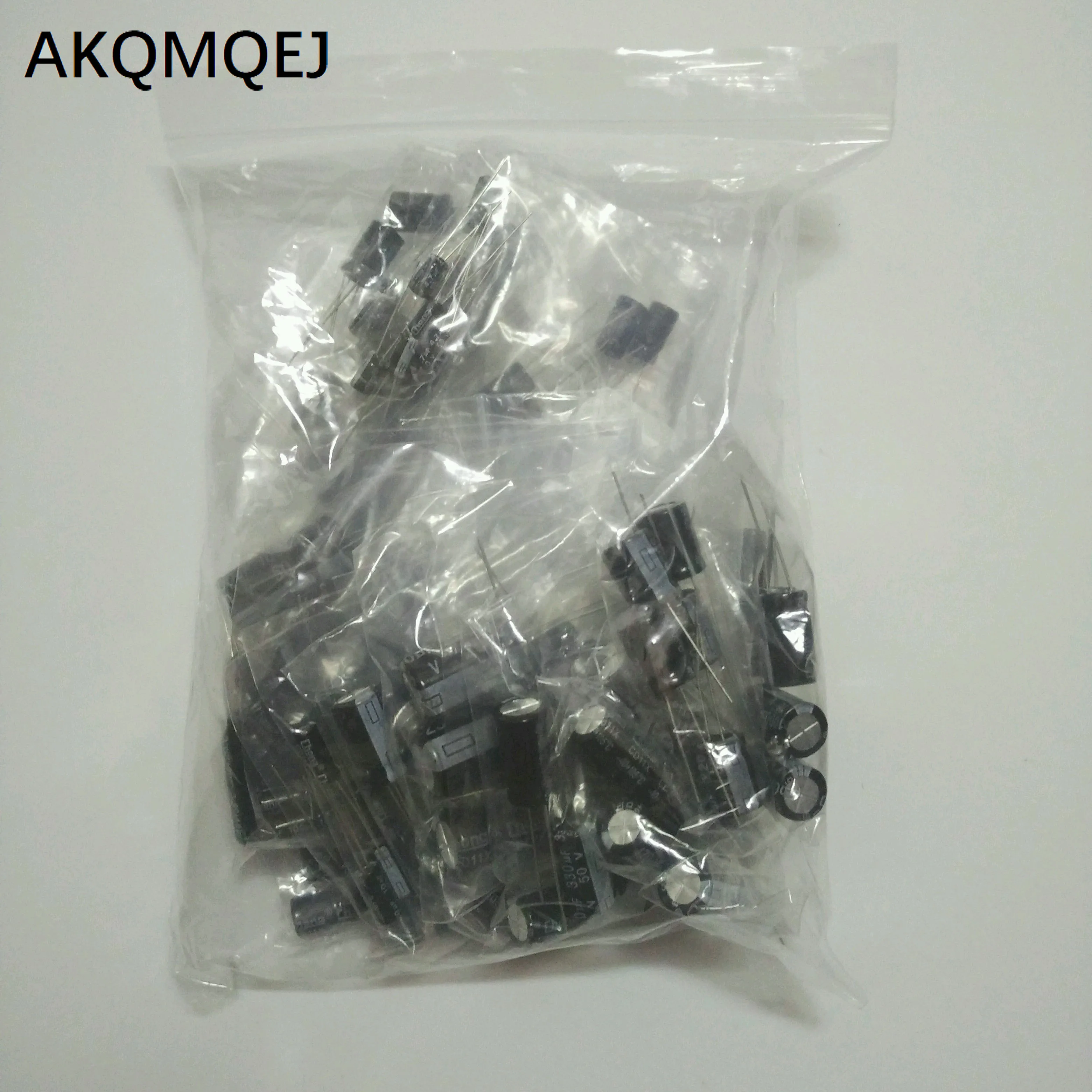 

125 PCS in-line electrolytic capacitor electronic component package, 5 for each of 5 types, 16v 47uf-50v 1000uf