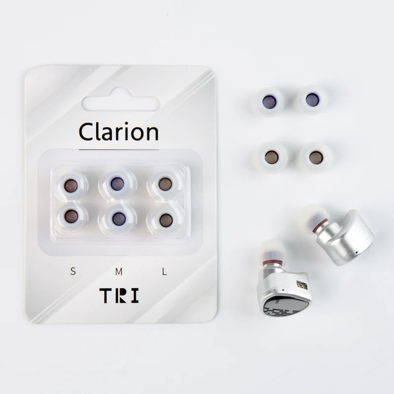 Trí Clarion Ốp Tai Nghe Chụp Tai Eartips 3 Đôi Cho S M L Kích Thước Tai Nghe Phụ Kiện Tai Nghe Có Dây Tai Nghe Nhét Tai IEM
