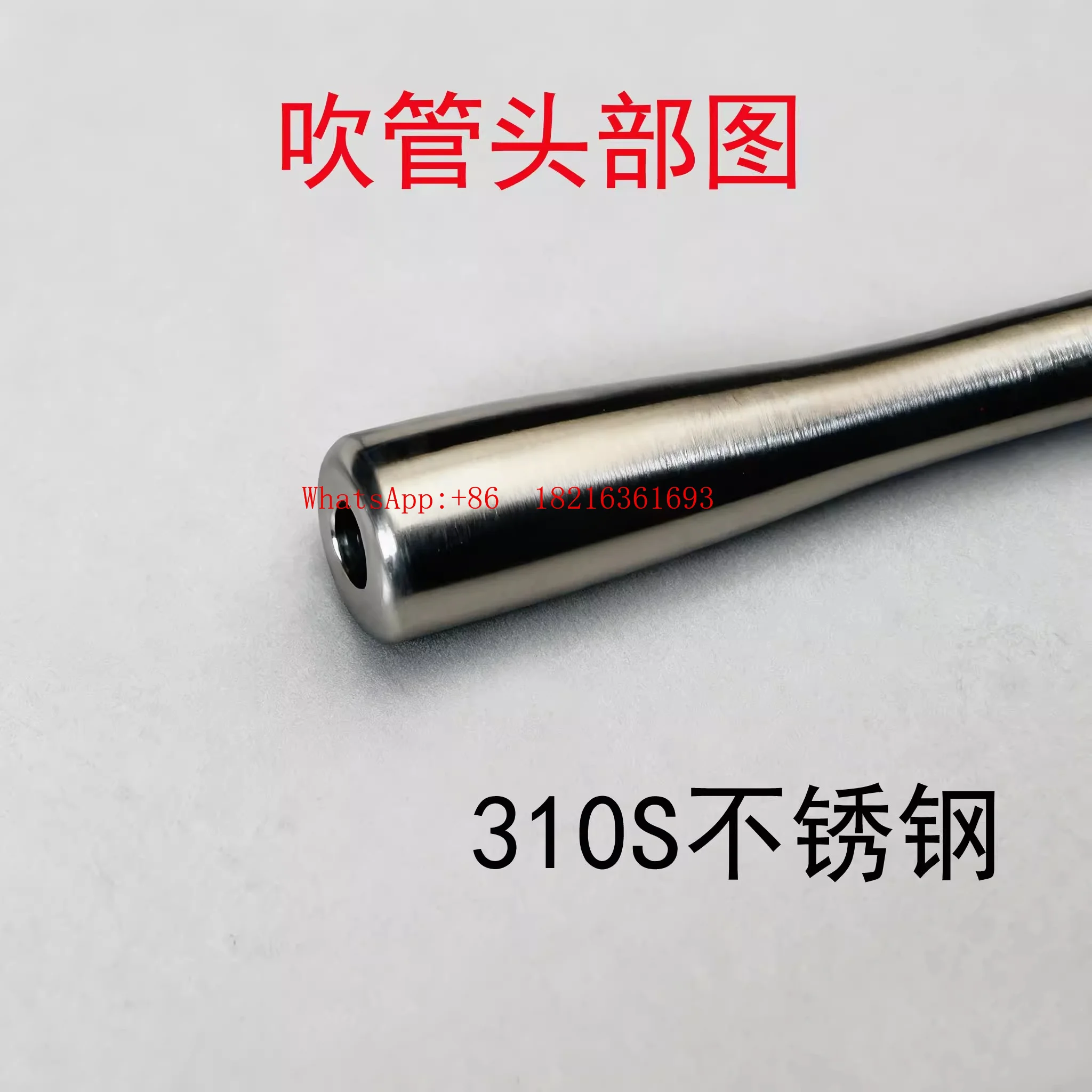 2026NEW Stainless Steel Hollow Tube Lamp Worker Burning Glass Tool Thermoplastic Glass Blowing Glass