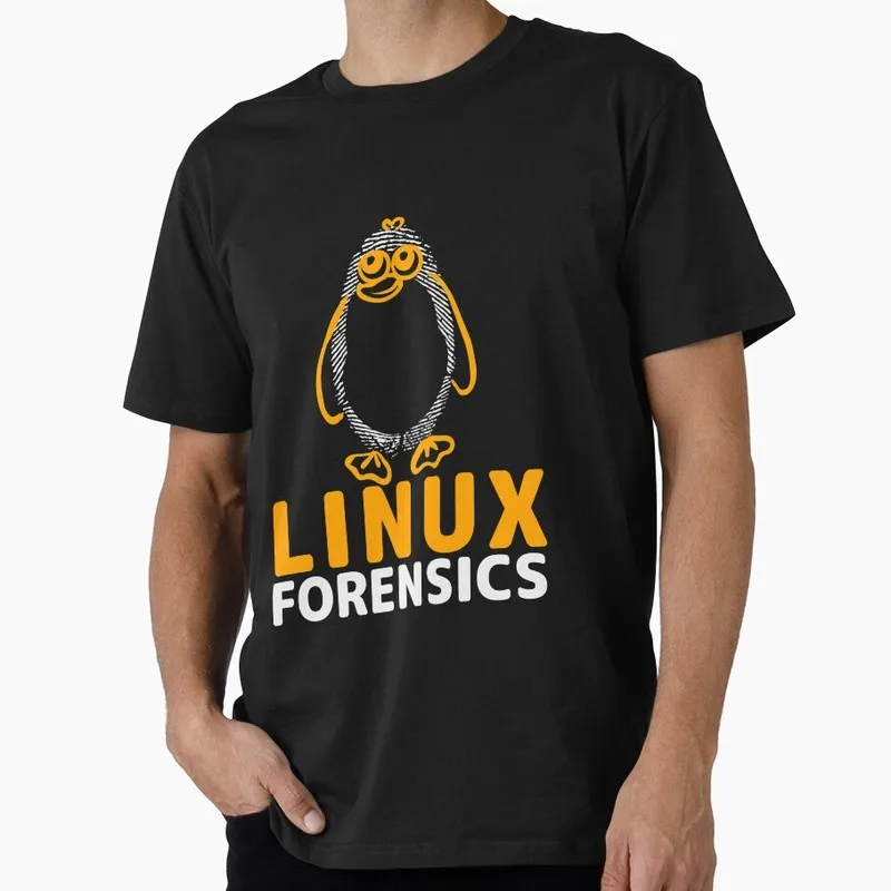 Linux Forensics Funny Kali Linux Operating System Graphic T‑Shirt Casual Short Sleeve Tees Geek IT Developer Fan Gift Tops S-6XL
