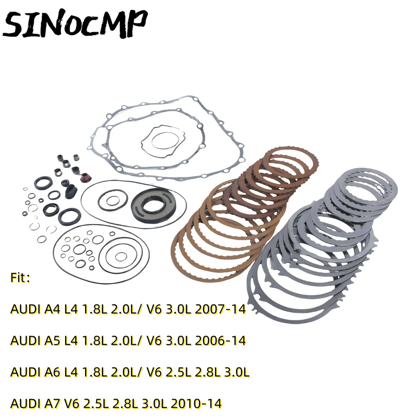 

1 комплект, комплект для капитального ремонта трансмиссии CVT 0AW VL381 для AUDI A4 A5 A6 A7, комплект для капитального ремонта, автомобильные детали