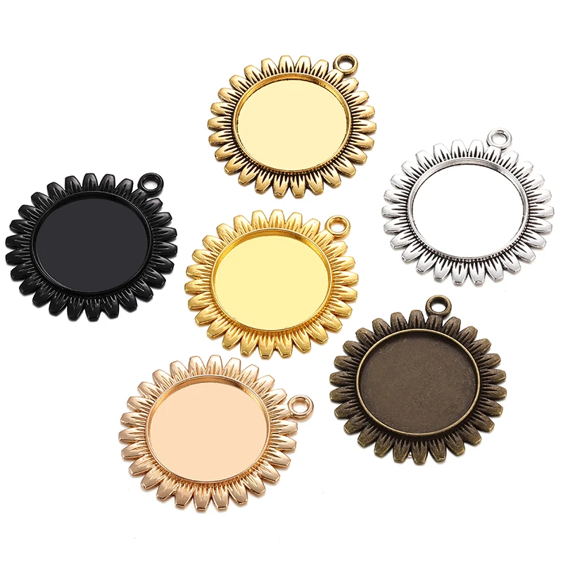 4Pcs Flower Round N…