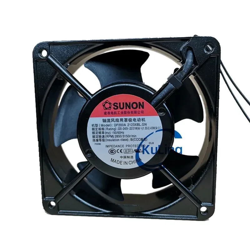 Original build-approved DP200A cooling fan for DP200A2123XBL.GN XBT 220V 0.14A