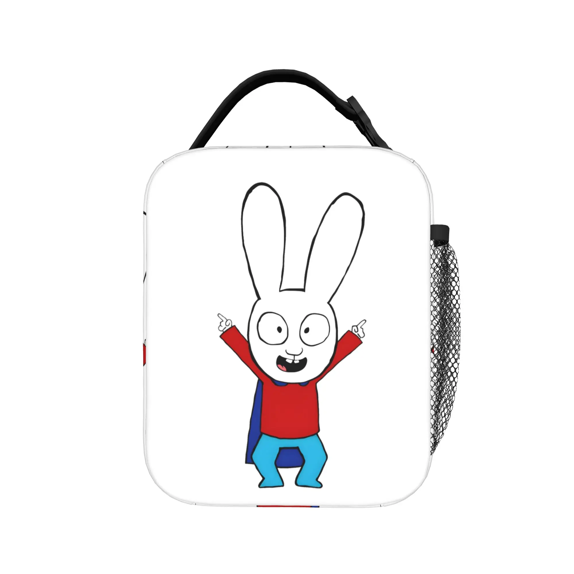 Simons Super Rabbit Yeah !  Insulated Lunch Bag Thermal Bag Reusable,Meal Container  Portable Tote Lunch Box Bento Pouch