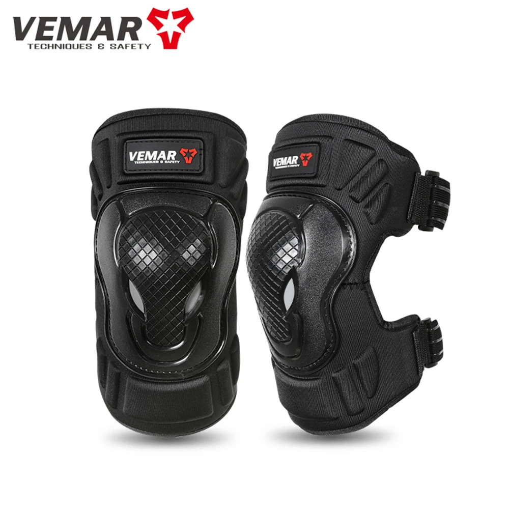 VEMAR Motocross Knee Pads Professional Anti-fall Knee Pads Cache Protection From Harm Breathable Cycling Riding Leg Guard Moto