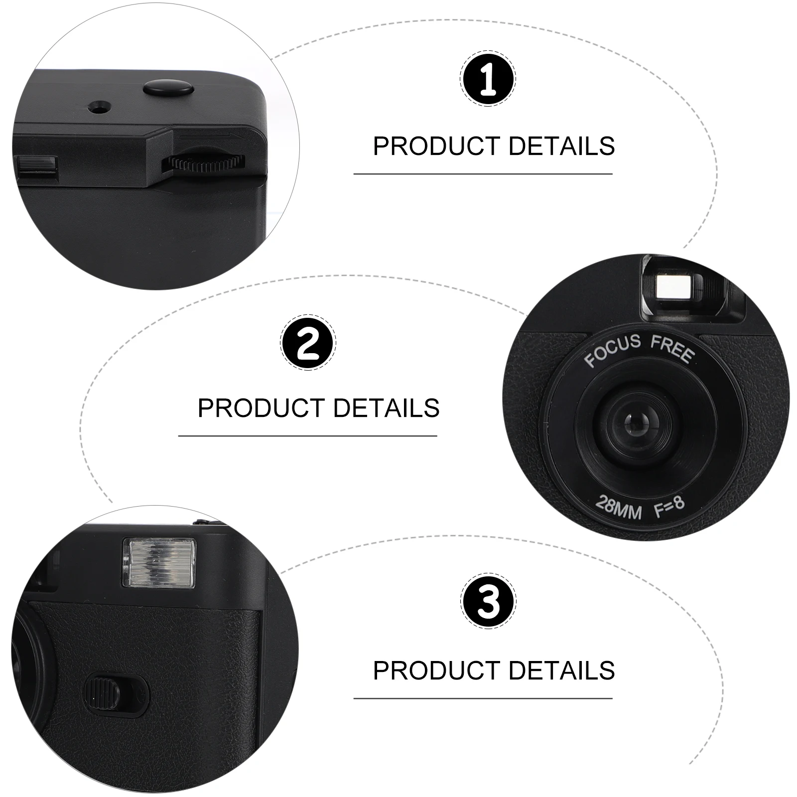 

Film Camera Simple Design That Takes Vintage Photos Old Fashioned Reusable Small Pvc Retro