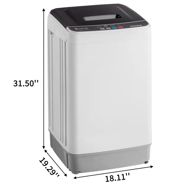 【同款编码：56442889】美规 XQB82-6C08 17.8lbs 洗衣机 110V 280 带排水泵 塑料 黑色盖板 全自动-36