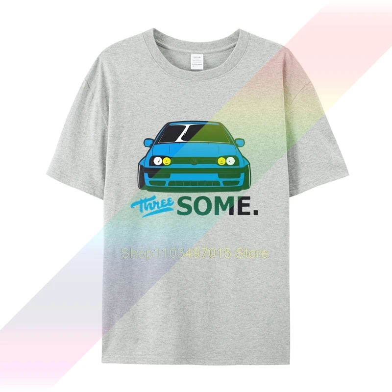 2019 Hot Sale New Men\'S T Shirt  Mens Three Some Funny T-shirt Germany Classic Car Golfs  MK3 GT GTI VR6 1.9 TDI T Shirt T shirt