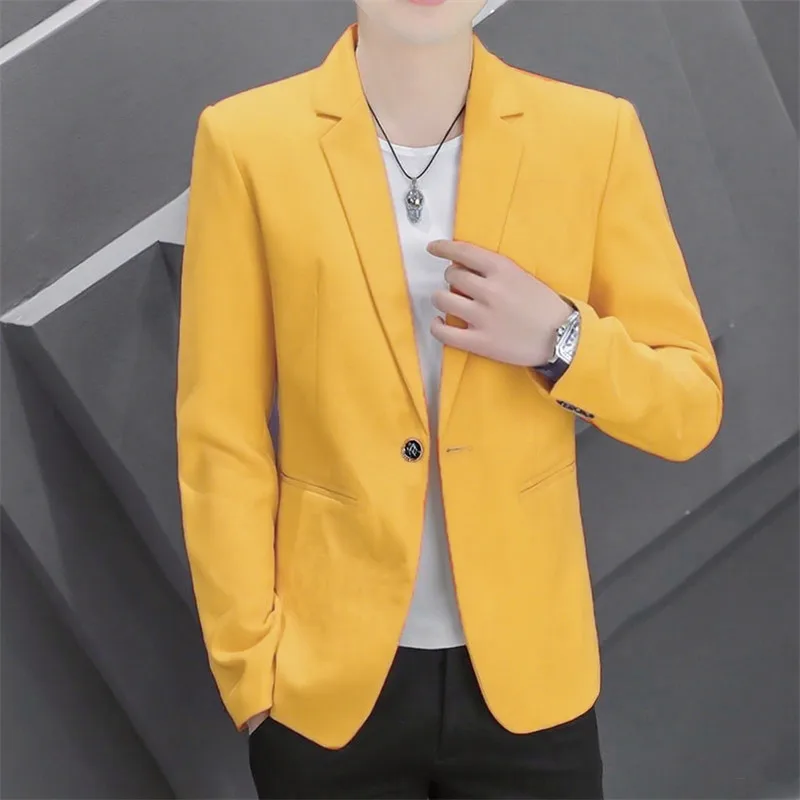 

Облегающий повседневный красный мужской костюм, осенняя модная верхняя одежда, модный корейский топ, длинный свек, полиэстер, полиэстер, нейлон, эластичный...