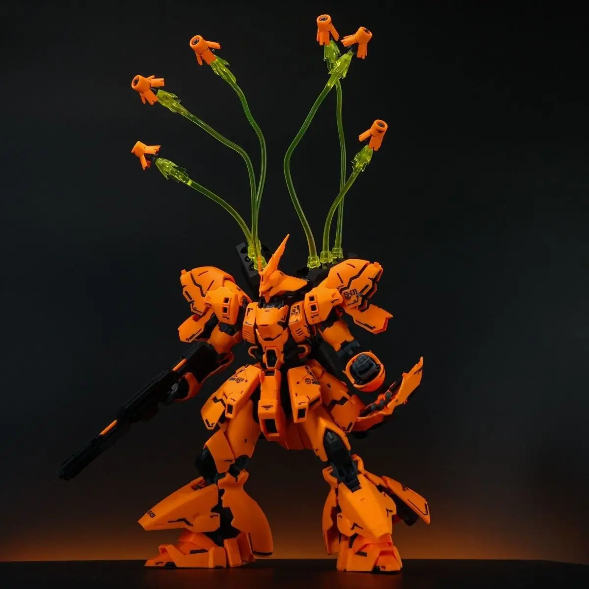 STAR Model 1/144 RG MSN-04 Sazabi Orange Assembly Model Kits Anime Action Figure Robot Plastic robot Model Gifts Toys