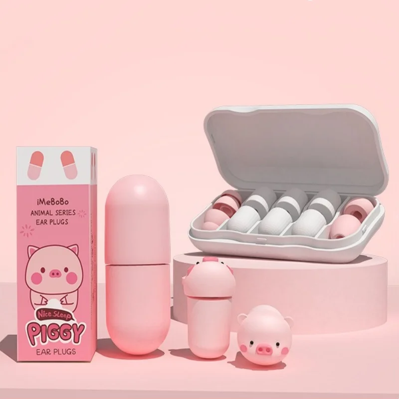 

Soft Soundproof Sleeping Ear Plugs kit Earplugs For Sleep Special Mute Slow Rebound Student Anti-Noise Protection Earplug