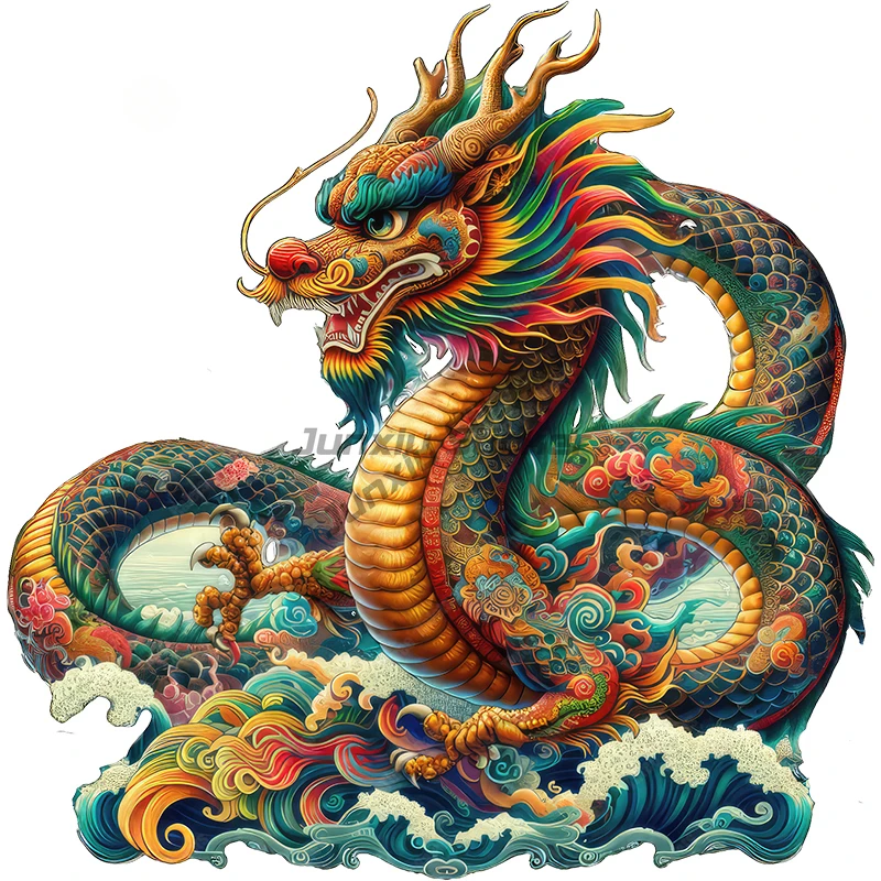 Dragon Anime Vinyl Autohesion Stickers Vehicle Anti Scratch Exterior Accessories Vinyl Self-adhesive Decals