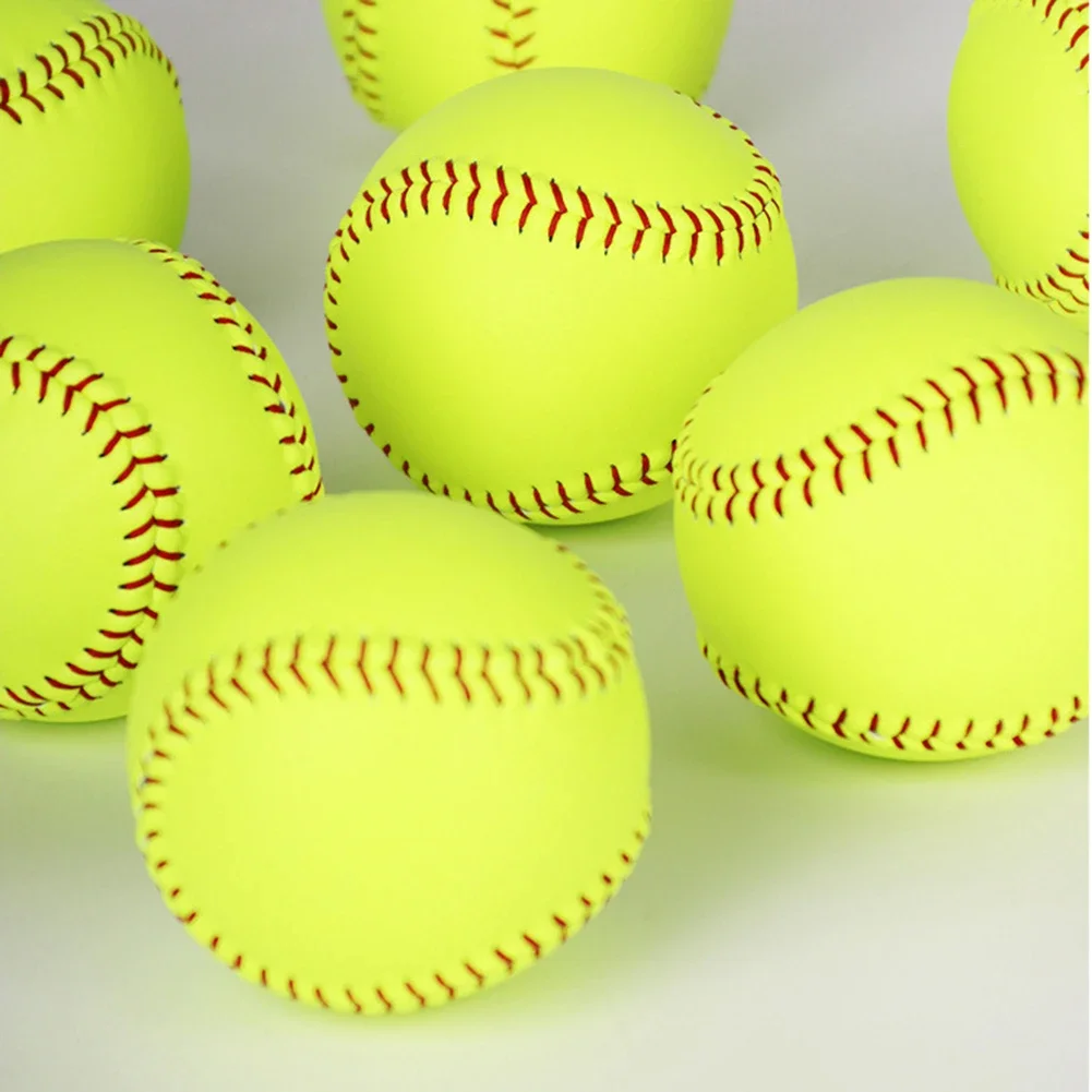 

12-Inch Sports Practice Softball Official Size Weight Unmarked Training Ball Baseballs Training Practice Baseballfoam Pitching