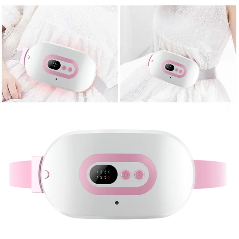 

Electric Warm Palace Belt Infrared Heating Therapy Abdominal Vibration Massage Belt Pain Relief Menstrual Abdominal Pain Belt